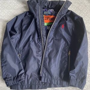 Polo by Ralph Lauren Navy Boys' Windbreaker Jacket - Red Pony Size 4T